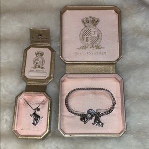 Juicy Couture ice skate charm necklace